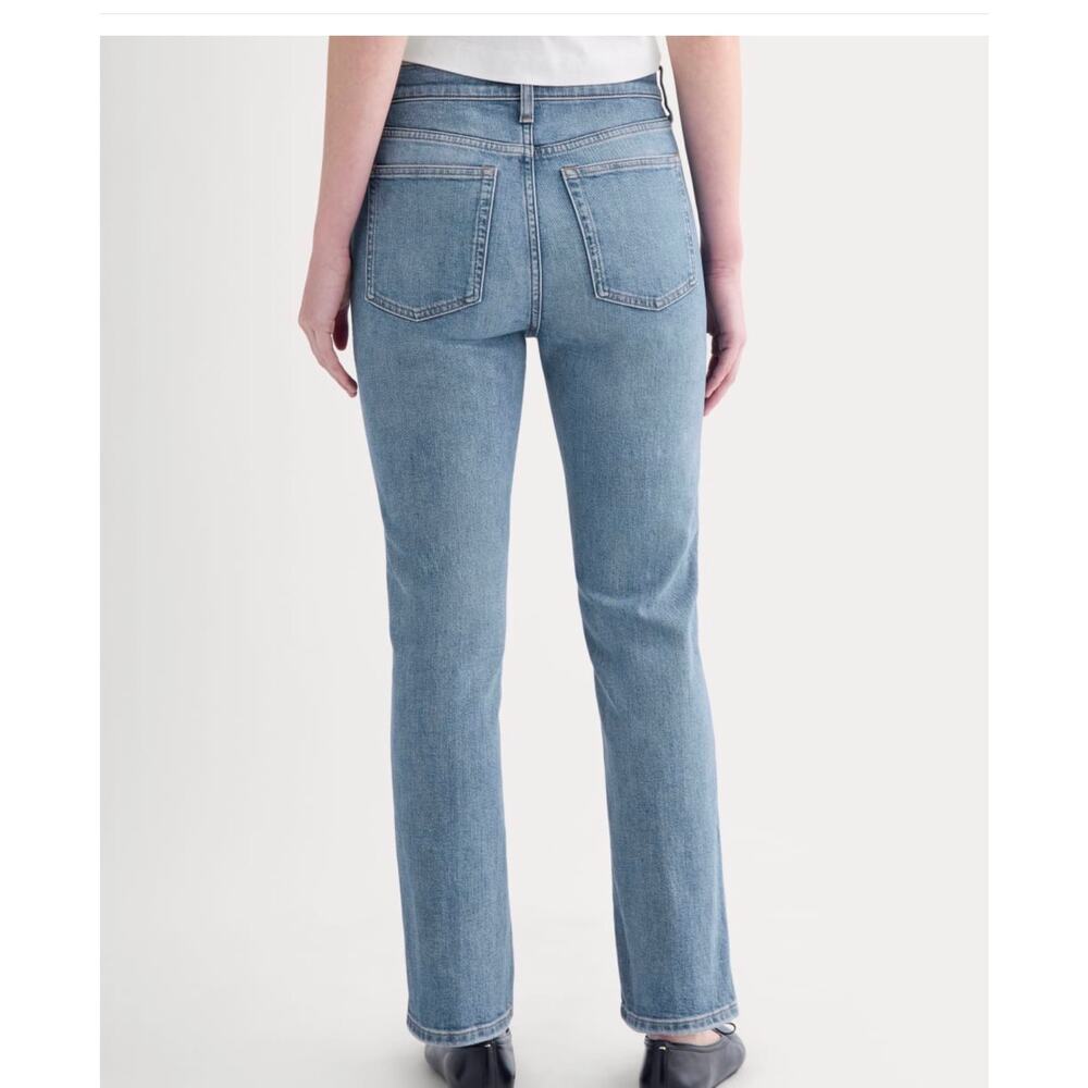 Everlane NWOT High-Rise Cigarette Jeans Medium Blue Size 30R - Picture 2 of 10